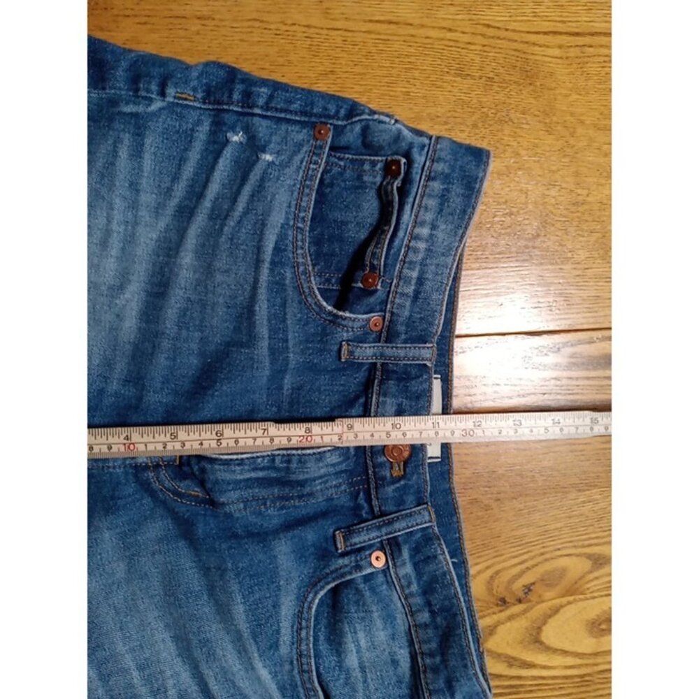 MADEWELL Jeans Shorts Womens 27 Blue HIGH RISE Preowned Summer Denim Raw Hem ? - Picture 4 of 9